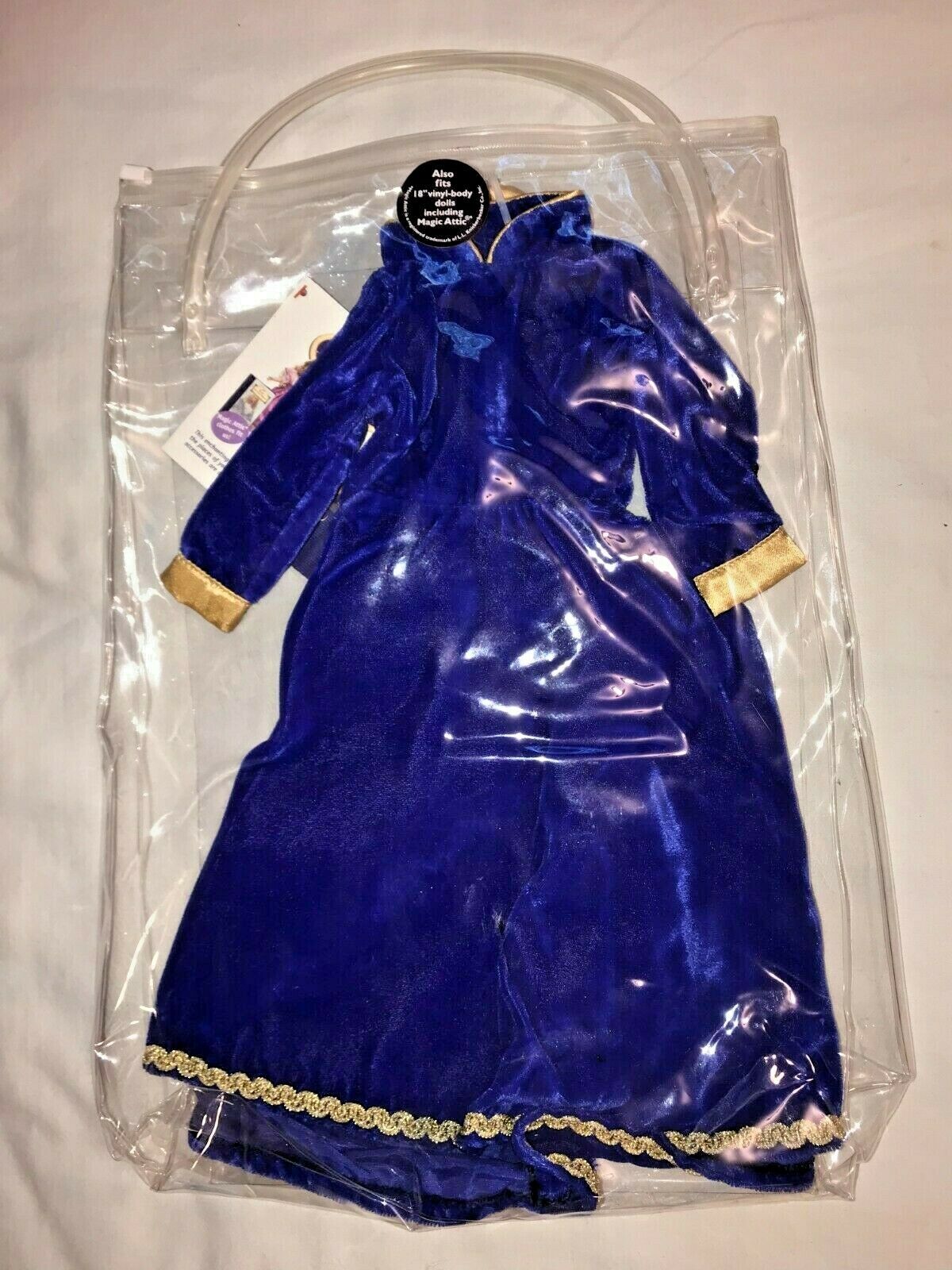 Kat's Blue Velvet Gown By Stardust Classics - Mint In Package