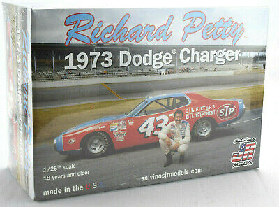 Salvino Jr Models "stp" Richard Petty 1973 Dodge Charger 1/25 Model Car Kit