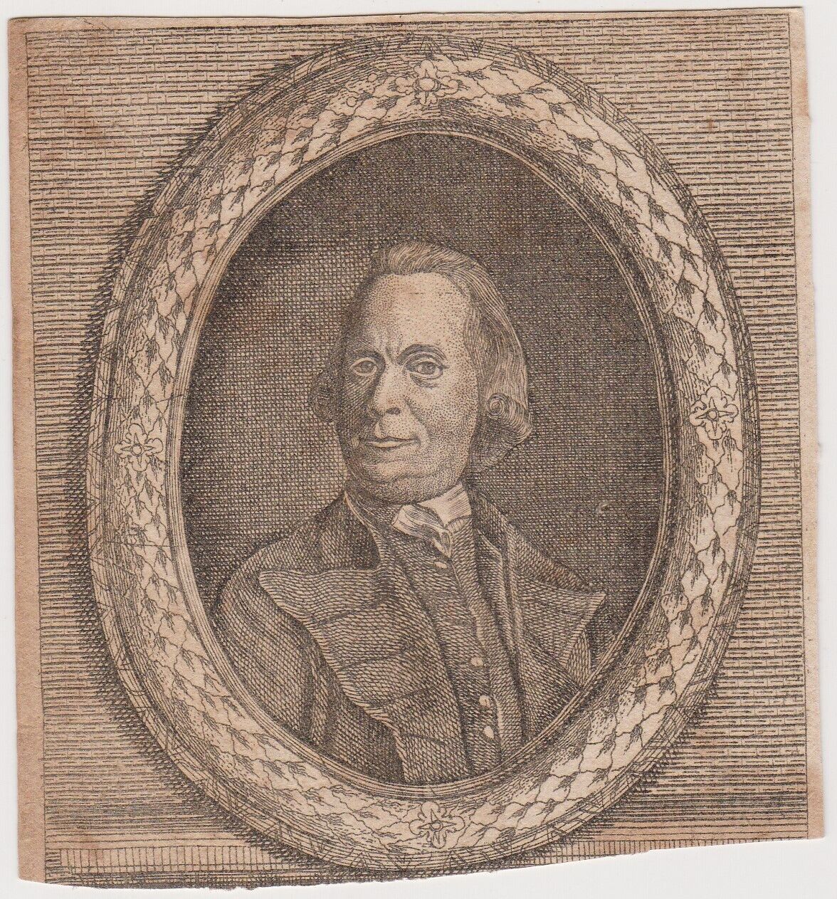 Founding Father Samuel Adams C1770's-1780's Copperplate Engraving