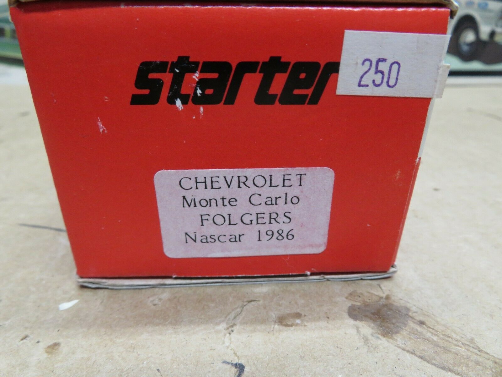 Starter 1/43 #250 Chevrolet Monta Carlo Aerocoupe Folgers #25 Tim Richmond 1986