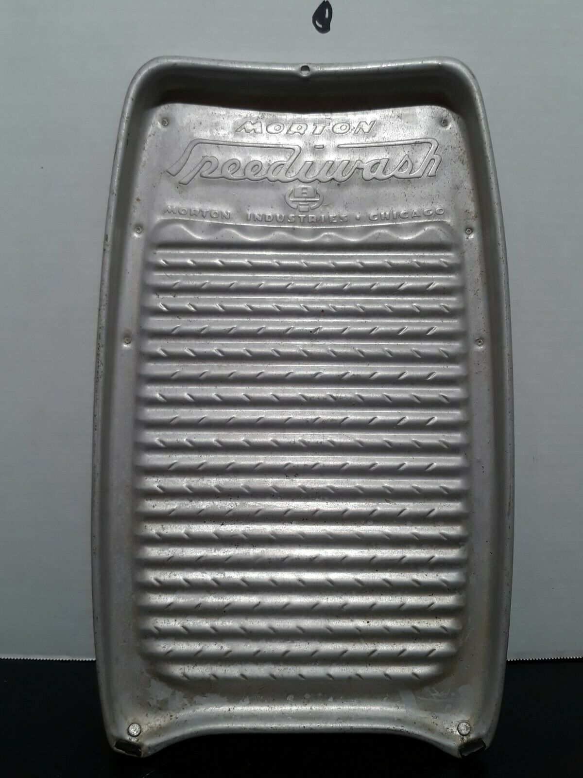 Vintage Morton Aluminum Washboard Used