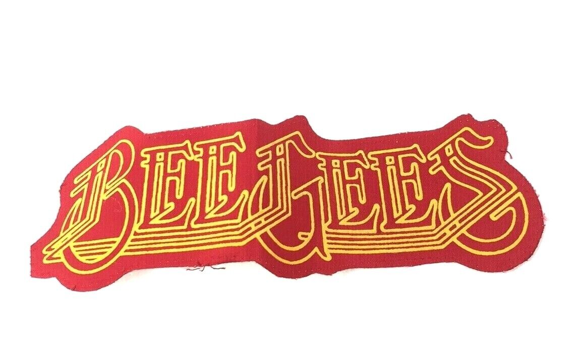 Bee Gees Vintage Large Jacket Back Patch - Rock Band Memoribilia 1960s - 1970s