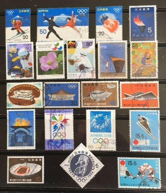 Japan : 20 Diff.olympic Games.large Comm,fu.#28*