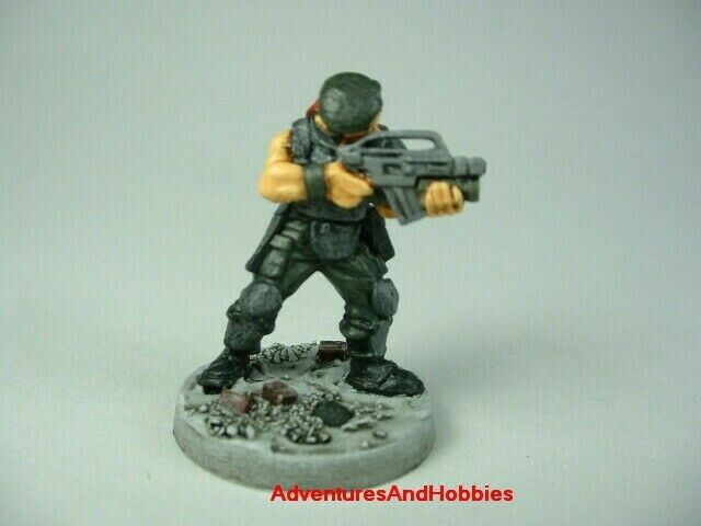 Post Apocalypse Survivor Soldier Painted Miniature 25mm Zombies Aliens 424 S