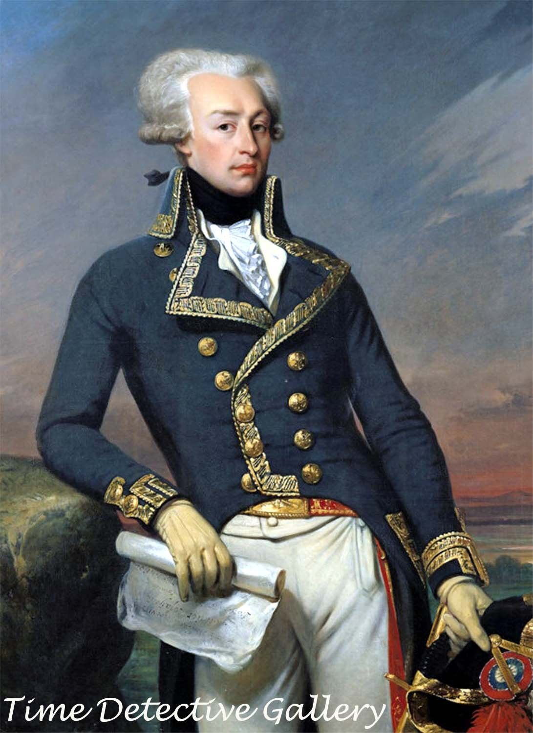 Marquis De Lafayette - Major General In The Revolutionary War Continental Army