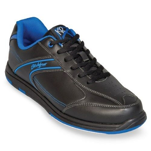 Kr Strikeforce Flyer Black/blue Wide Width Mens Bowling Shoes
