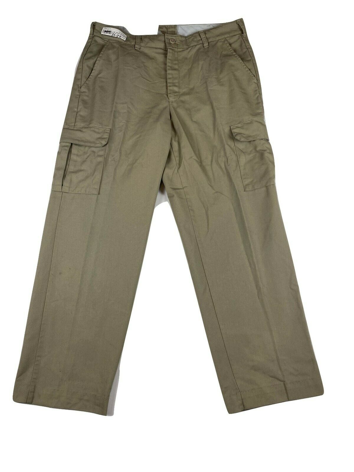 Khaki Cargo Work Pants - Beige / Tan / Brown - Red Kap, Cintas, Etc Used Uniform