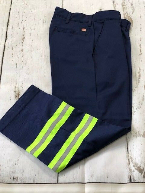 New Red Kap Reflective Pants Hi Vis Safety Towing Navy Work Uniform Pc20nv